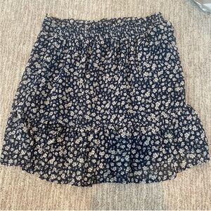 Floral mini skirt